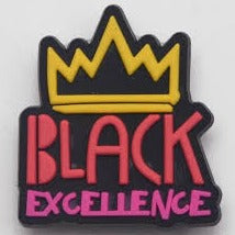 Black Excellence Shoe Charm