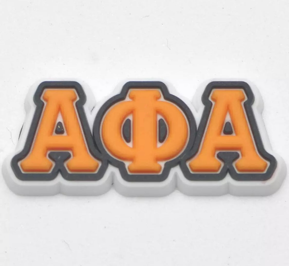 "Alpha Letters" Shoe Charm