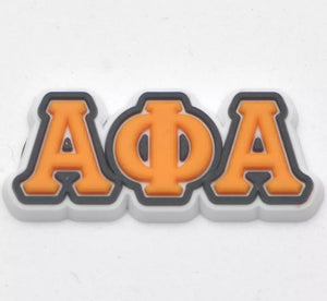 "Alpha Letters" Shoe Charm