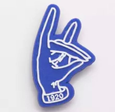 "Zeta Hand" Shoe Charm