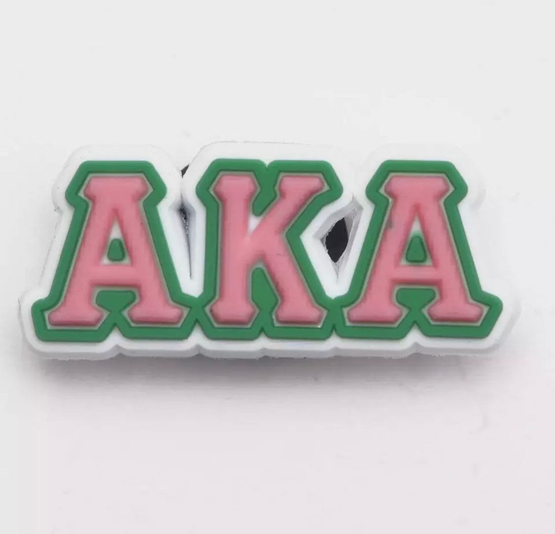 "AKA Letters" Shoe Charm