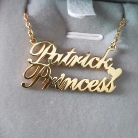 "Double Trouble" Name Necklace