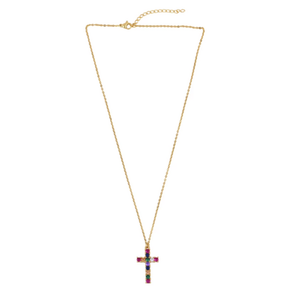 Small Cross Pendant Necklace