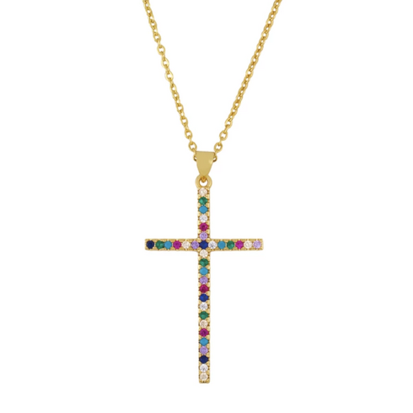 Small Cross Pendant Necklace