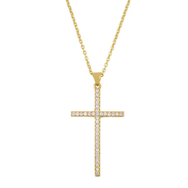 Small Cross Pendant Necklace