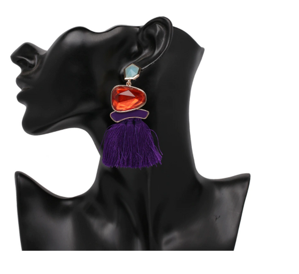 Asante Tassel Earring