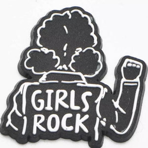 Girls Rock Shoe Charm