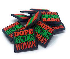 Dope Black Woman Shoe Charm