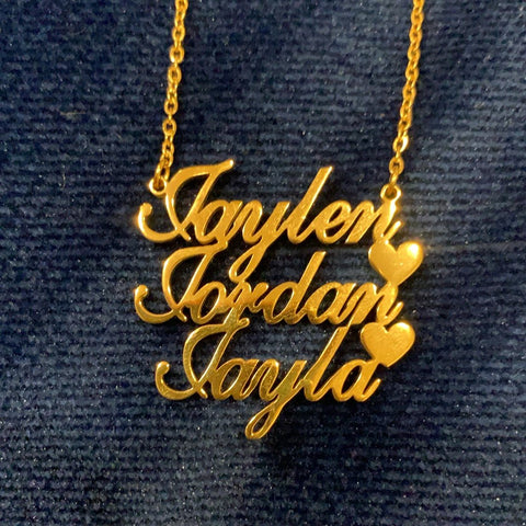 3-TIER CUSTOM NAME NECKLACE